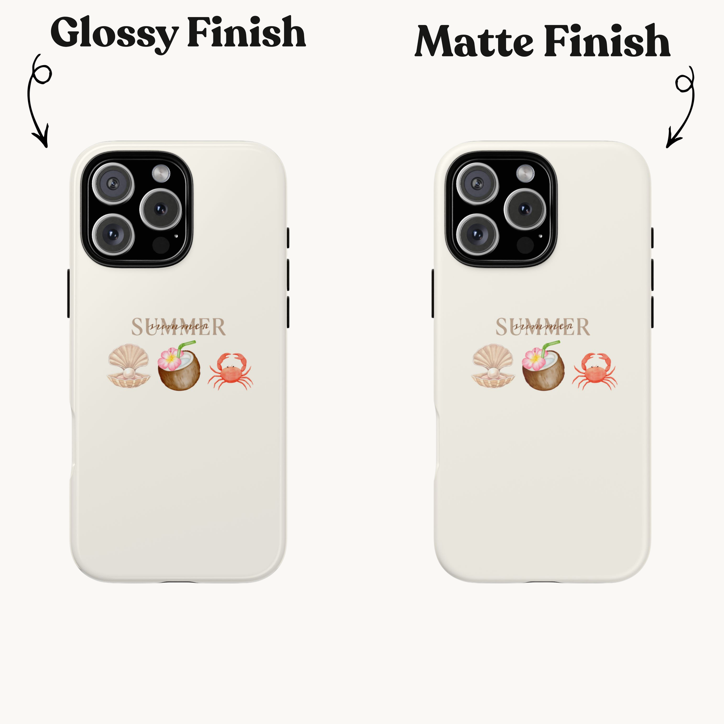 summer beach iPhone case, cute aesthetic ocean phone cover, coastal style, vacation vibe