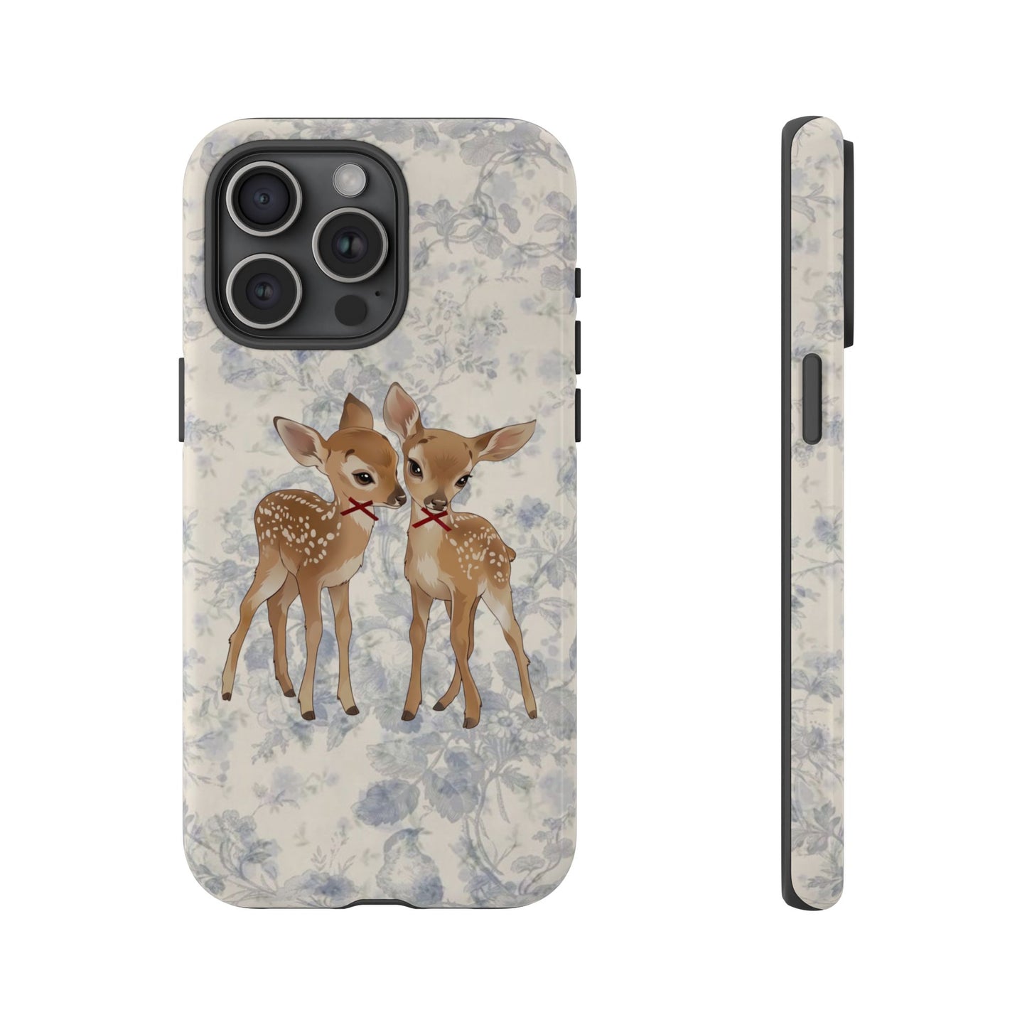 Aesthetic Vintage Floral Cute Deer iPhon case