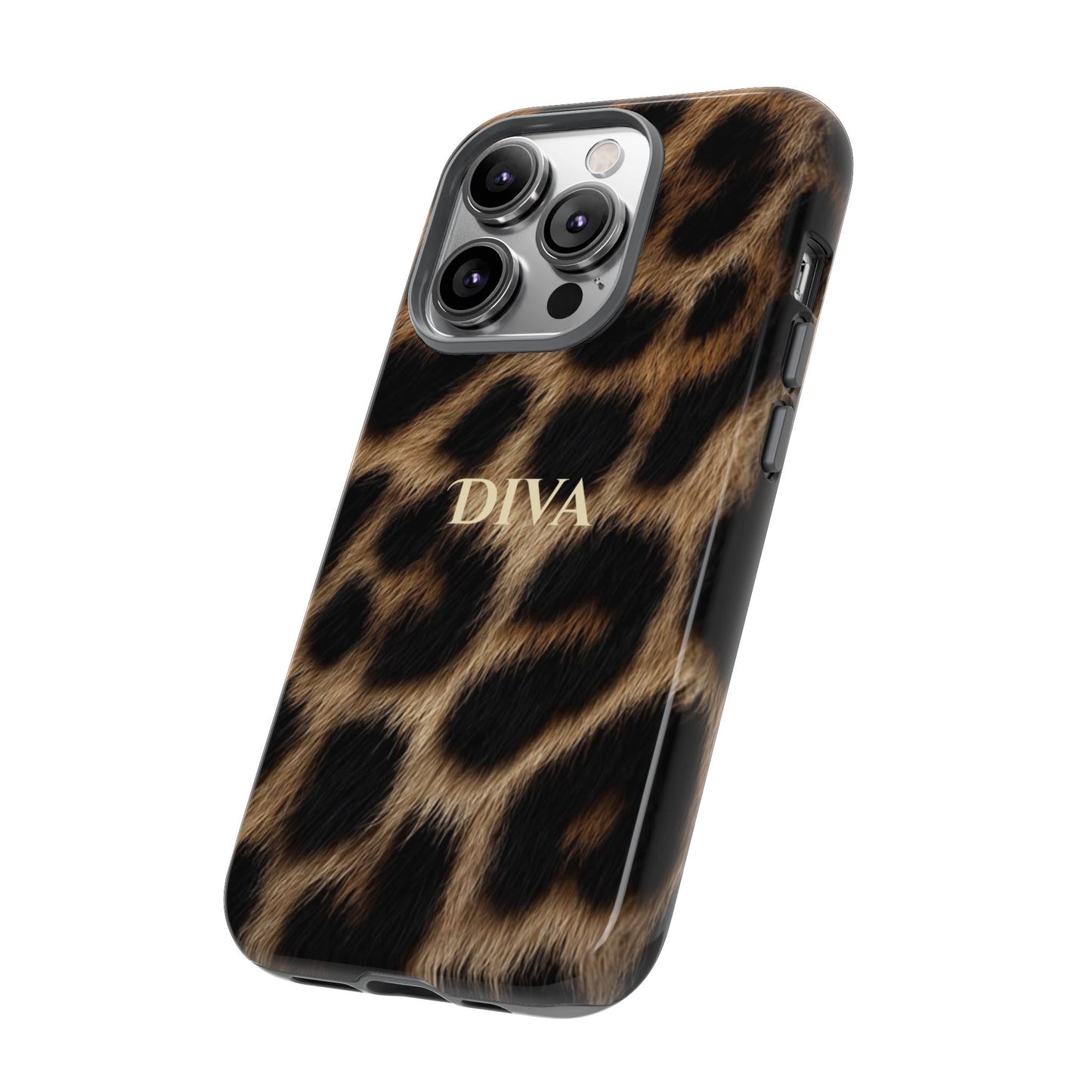Leopard Diva Phone Case — Stylish Luxury Girly iPhone Case