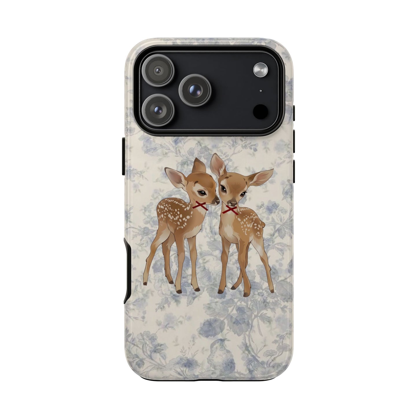 Aesthetic Vintage Floral Cute Deer iPhon case