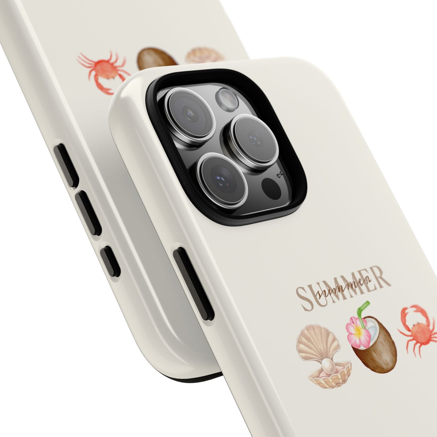 summer beach iPhone case, cute aesthetic ocean phone cover, coastal style,  vacation vibe