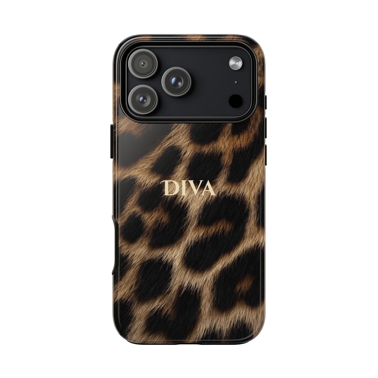 Leopard Diva Phone Case — Stylish Luxury Girly iPhone Case