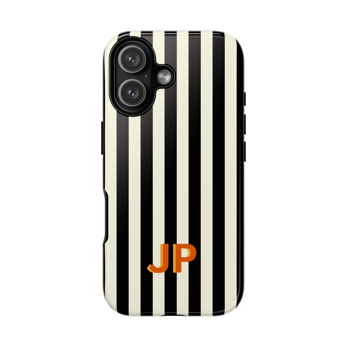 Personalized Black & White Stripe