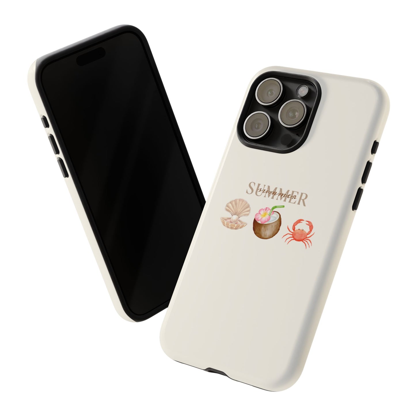 summer beach iPhone case, cute aesthetic ocean phone cover, coastal style,  vacation vibe