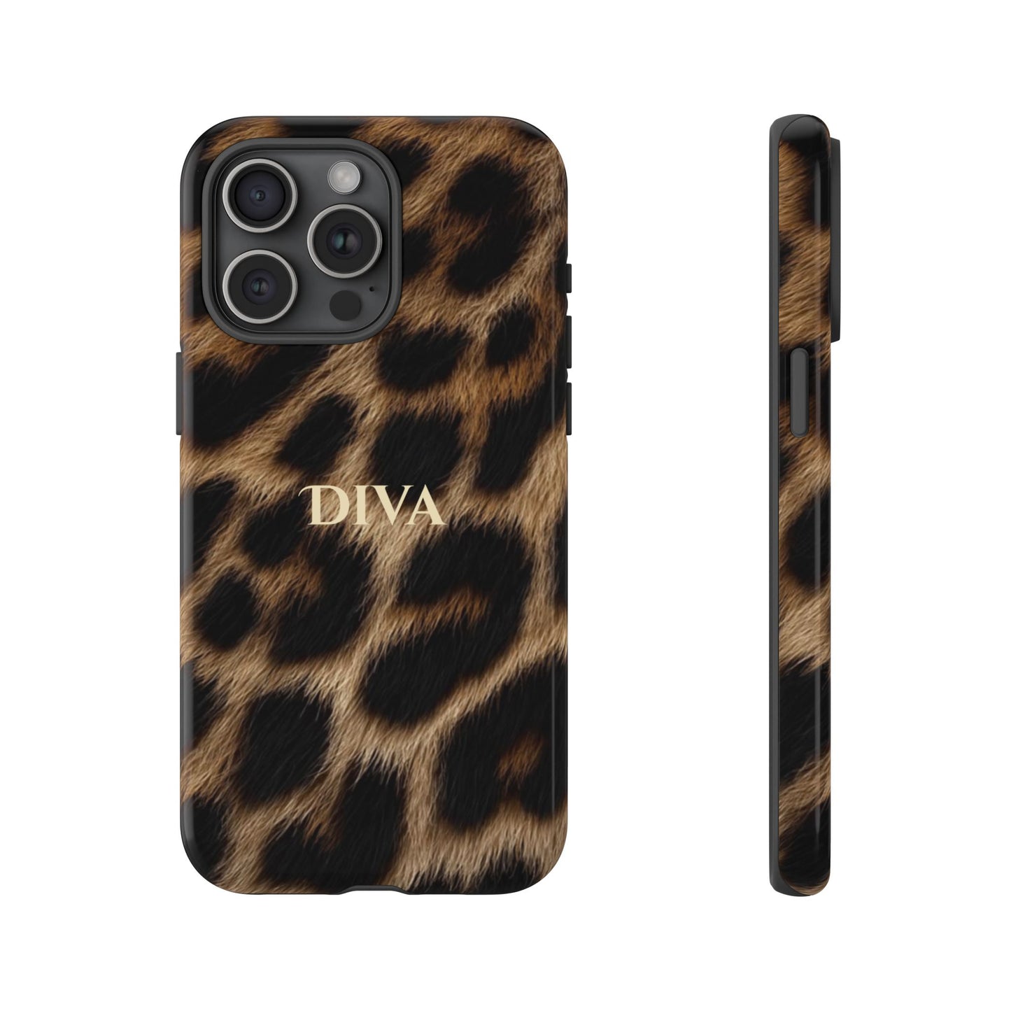 Leopard Diva Phone Case — Stylish Luxury Girly iPhone Case