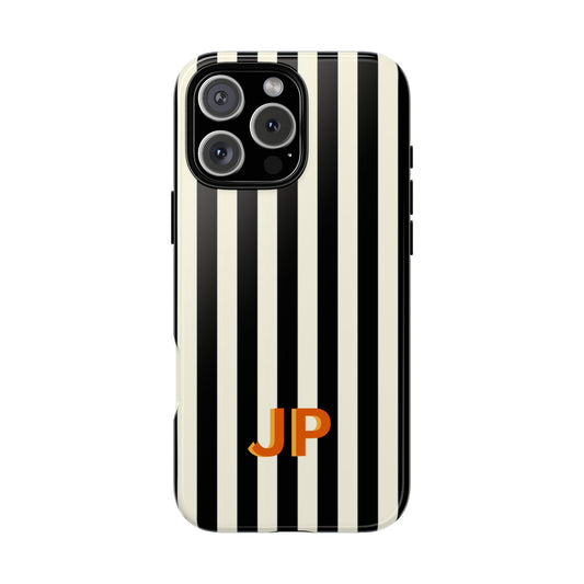 Personalized Black & White Stripe