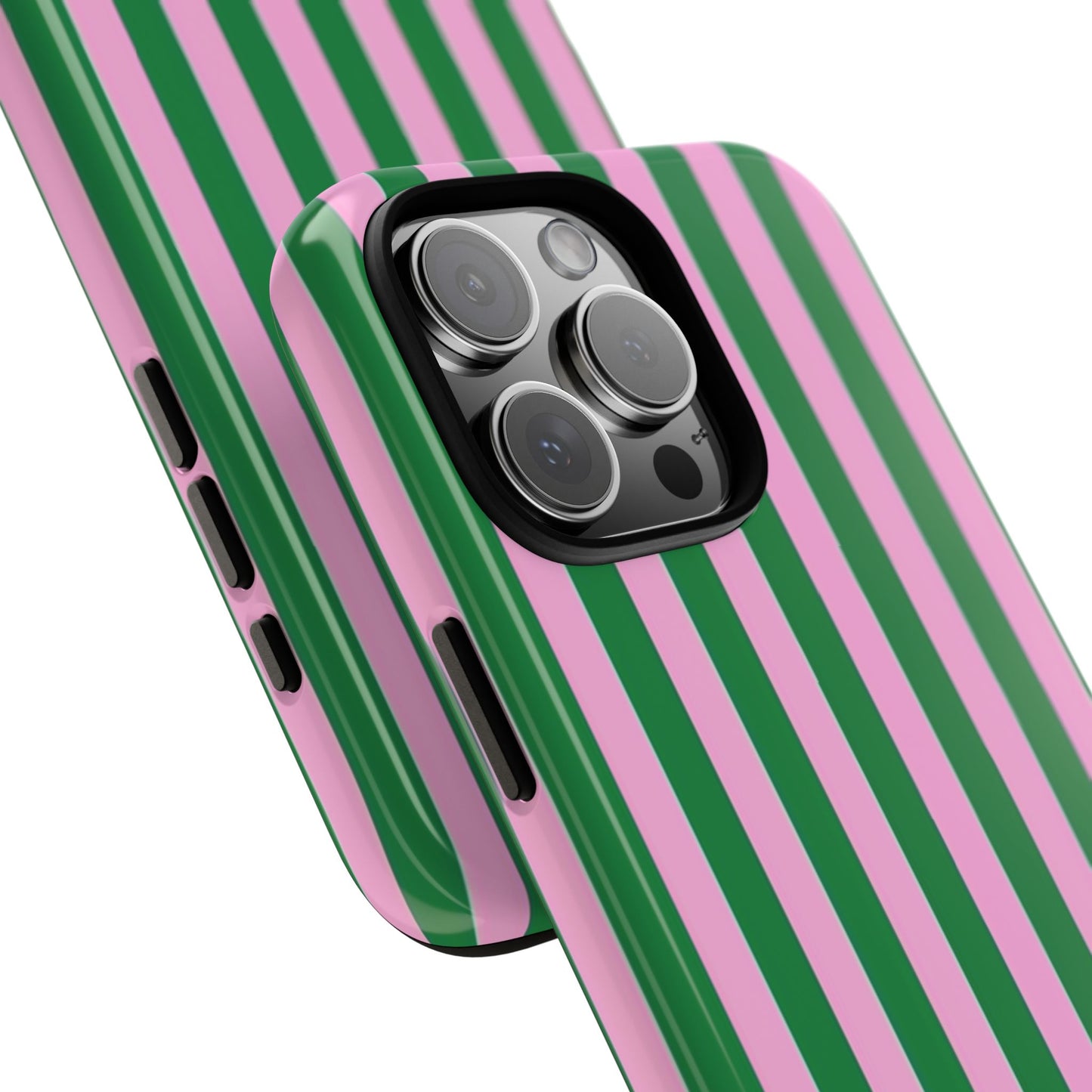 Personalized Striped Pink & Green