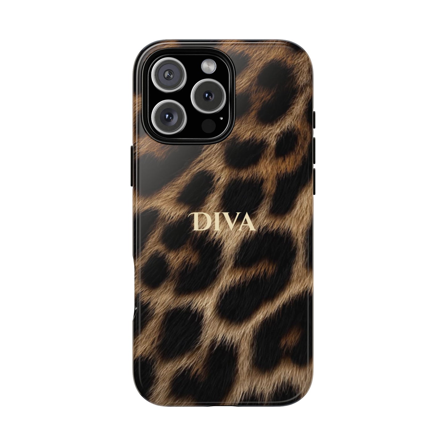 Leopard Diva Phone Case — Stylish Luxury Girly iPhone Case
