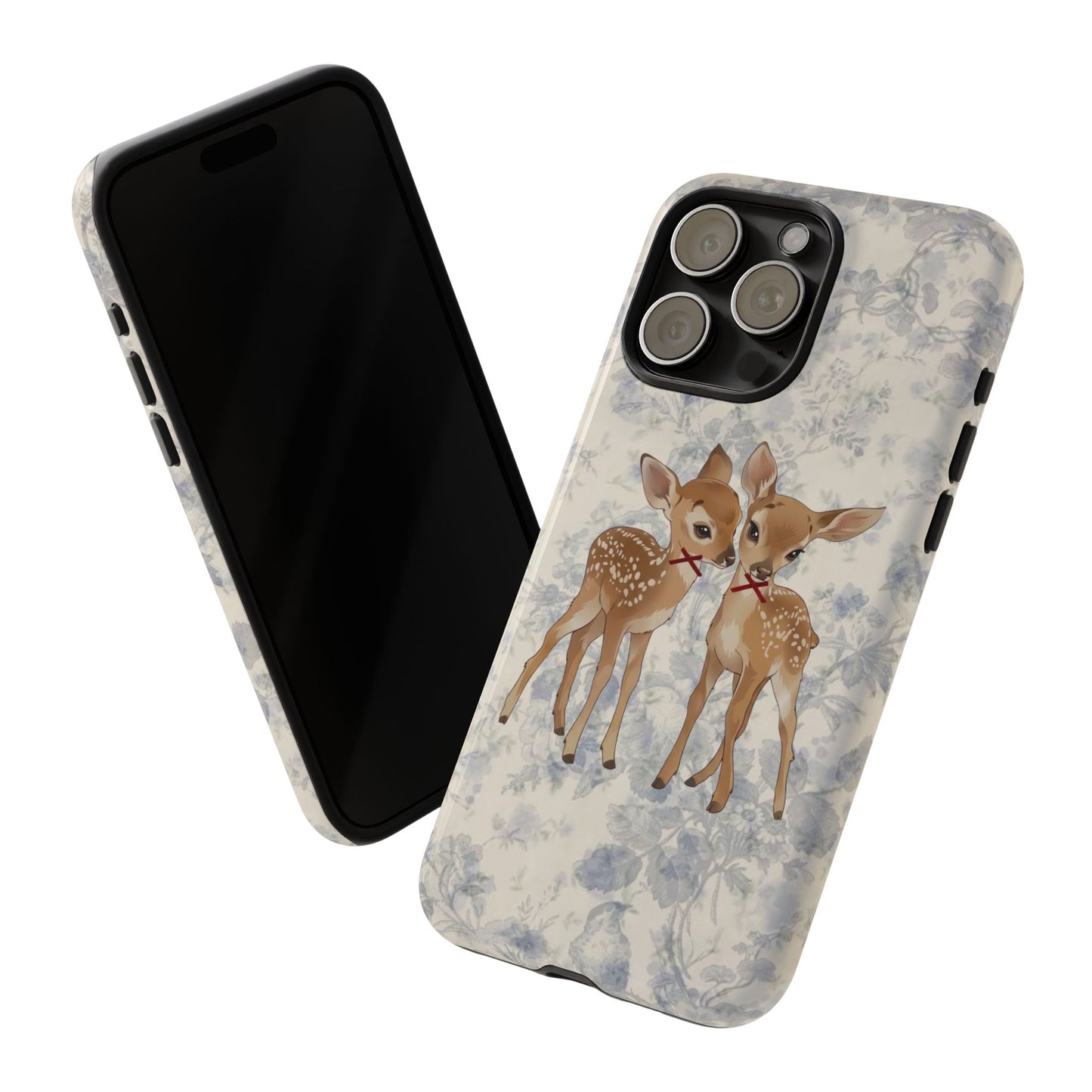 Aesthetic Vintage Floral Cute Deer iPhon case