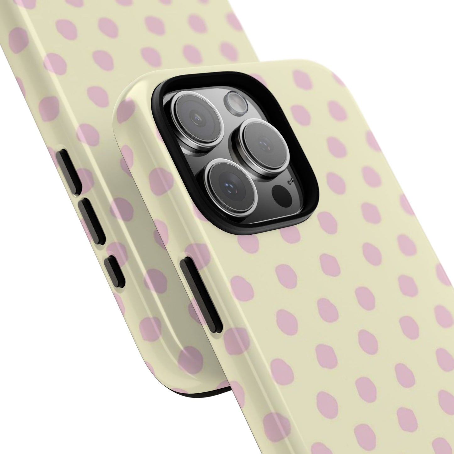 Pastel Polka Dot iPhone Case — Cute aesthetic phone case for girls—summer vibe iPhone case