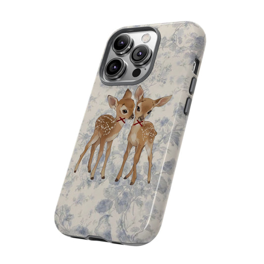 Aesthetic Vintage Floral Cute Deer iPhon case