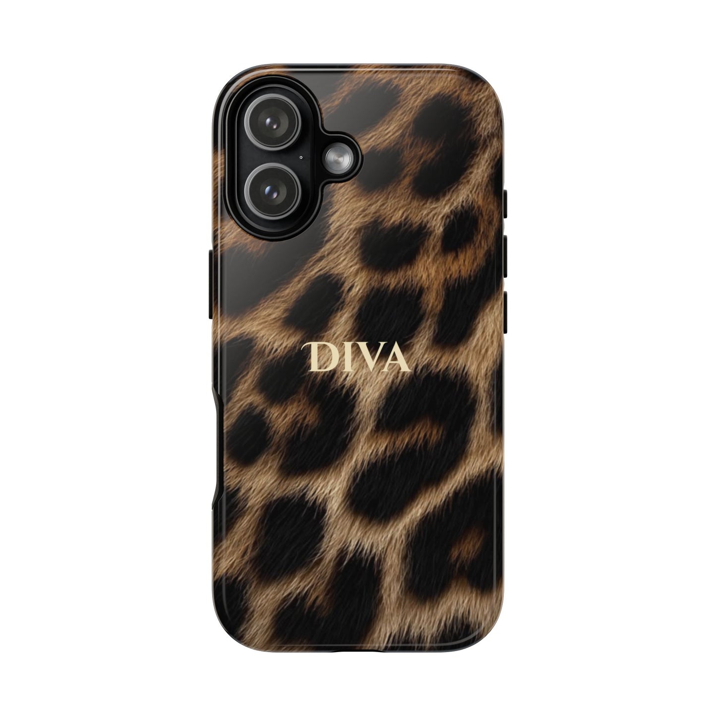 Leopard Diva Phone Case — Stylish Luxury Girly iPhone Case