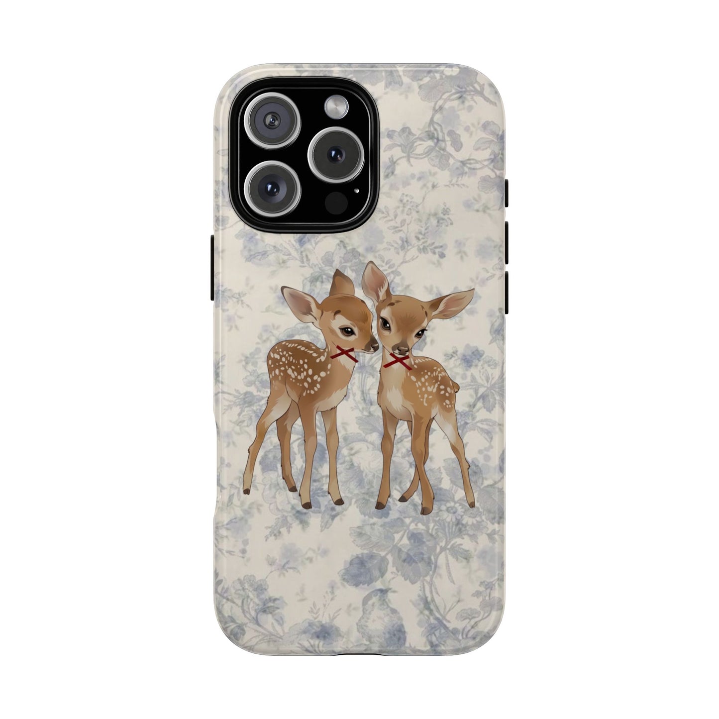 Aesthetic Vintage Floral Cute Deer iPhon case