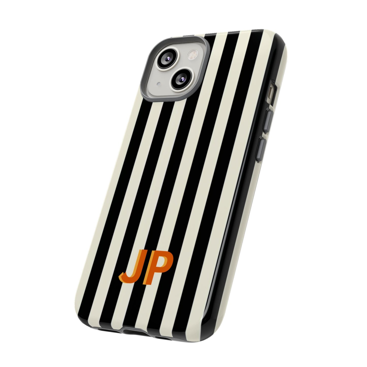 Personalized Black & White Stripe