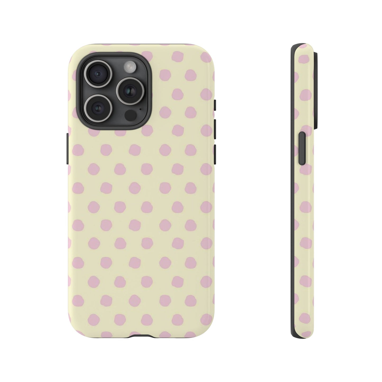 Pastel Polka Dot iPhone Case — Cute aesthetic phone case for girls—summer vibe iPhone case